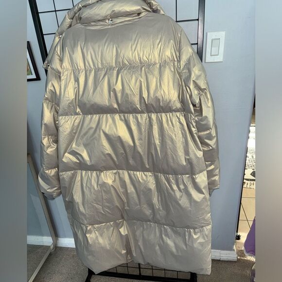 S. Deer/Concepts Gold Goose Down Puffer Coat NWT - Picture 13 of 13